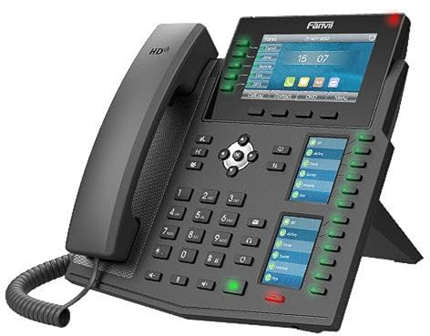 Fanvil High-end business phone with Gigabit SIP POE USB-Port Power over Ethernet
