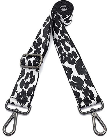 Kolti Geldbörse Strap Ersatz Crossbody Handtasche Streifen Breit Verstellbar, Nickelschnalle-10, 1.5 inch width