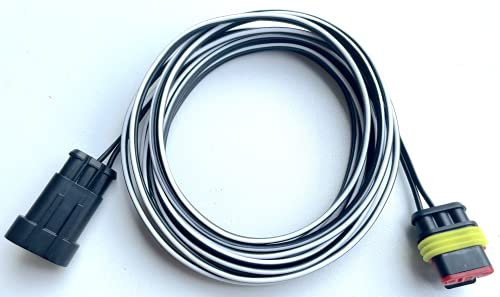 Niederspannungskabel für Gardena – R38Li R40Li R45Li R50Li R70Li R75Li R80Li – SILENO R100LI R100LIC R130LI R130LIC R160LI – Verbindungskabel für Transformator Netzteil und Ladestation – (3 Meter)