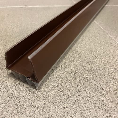 Burlete aislante para puerta de caucho flexible.Color MARRÓN con 4 láminas de PVC gofrado que aseguran una máxima protección y súper aislamiento 100cm. Anti-ruido,anti-polvo,anti-insectos.
