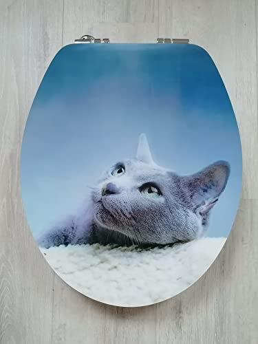 Succsale -Novaservice- WC Decke - Toilettensitz Modell Katze -Absenkautomatik