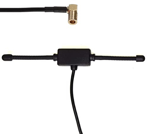 MONTOLA® DAB+ Autoantenne SMB Adapter aktive DAB Radio Antenne Klebeantenne Scheibe Dipol Antenne mit SMB Stecker Kompatibel für Dab Autoradio
