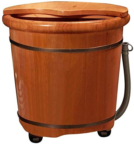 Foot Tub Wooden Foot Basin Household Gift Foot Soaker Tub,Wooden Foot Soak Sauna Foot Tub, Massage, Spa, Sauna, SoakHandmade Wooden Footbath Tubs,Foot Bath Wooden Bucket Foot Spa,Sauna Accessories Hou