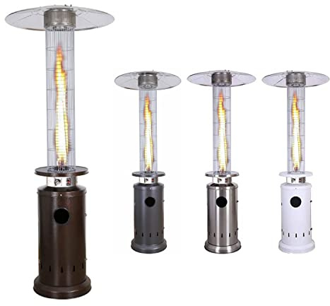 Marvin Stufa A Fungo Gas Bombola Gpl Da Esterno Portatile Cilindro Arredo Riscaldante Per Terrazzo Patio Giardino Locali Ristoranti Bar In Acciaio Potenza 13 Kw (moka)