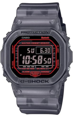 Casio Men's Digital Quartz Watch with Plastic Strap DW-B5600G-1ER
