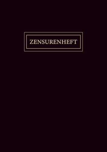 Zensurenheft: Zensurenbuch für Lehrer bis zu 20 Klassen - A4 Format