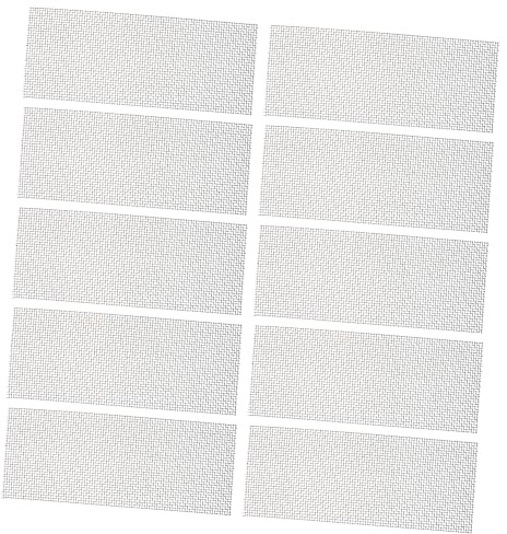 Aquatic Fish Tank Moss Mesh Wall 10pcs Stainless Steel Silver
