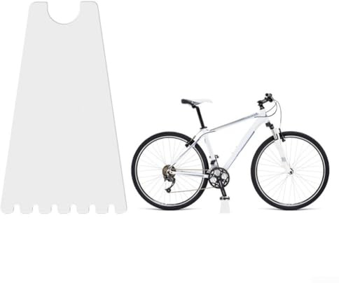Soporte de estacionamiento plegable transparente estable para bicicleta, soporte de exhibición de bicicletas de carretera de montaña, solución de ahorro de espacio (transparente)