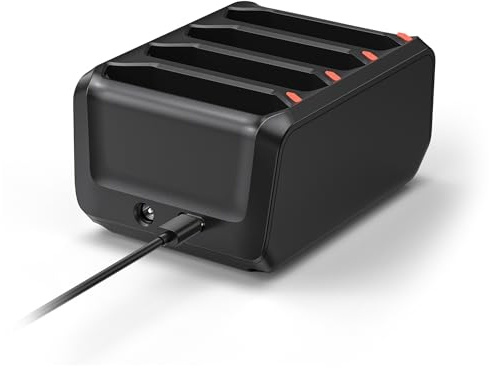 Battery Charger for Zebra Symbol TC70 TC72 TC75 TC77 TC700h TC700k TC720l TC75x TC75EK TC75AH TC75GK TC700H TC700K TC77HL, 4-Slot Charging Cradle Charging Accessories for Scanner