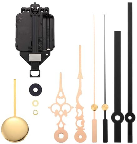 F Fityle Reparatur des Pendeluhrwerks, DIY-Teil, Pendeluhr-Bausatz, Wanduhr-Mechanismus für Basteluhren, hölzerne Wanduhr, Schaft 16mm