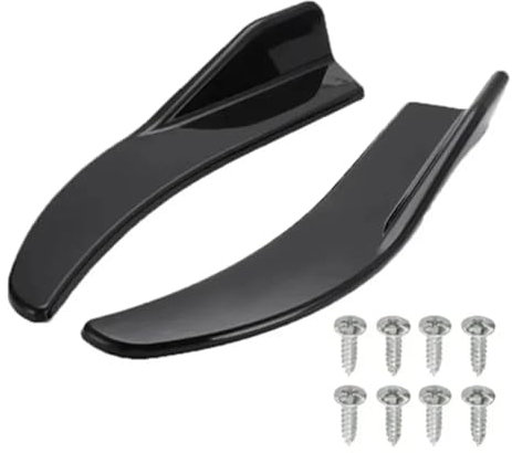 Frontspoiler 1 Paar Auto-Taschen-Ecken-Stoßstangenspoiler Vorne Und Hinten Anti-Kollision-Universal-Auto-Seitenschweller Anti-Kollision-hintere Ecke Front Spoiler