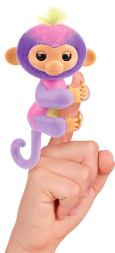 Lansay - FINGERLINGS – Magic Moods Elise – Befestigung Ella an deinen Finger – Ihr Herz leuchtet je nach Stimmung – Kommuniziert mit 70 Tönen und Reaktionen – Batterien im Lieferumfang enthalten