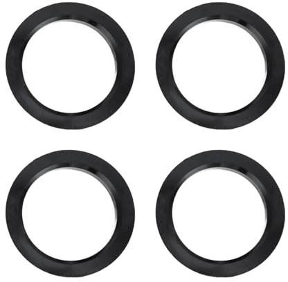 INFINAUTO Anillos Centrales De Buje Negro 4 Pcs Para Ruedas Plástico Abs | 57.1mm Id, 73.1mm Od, Para Honda, Para Toyota, Reduce Vibraciones, Ajuste Preciso, Fácil Instalación
