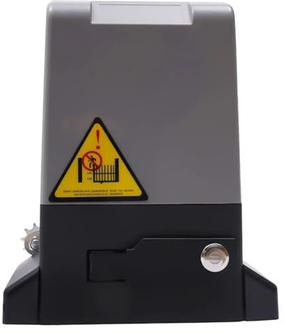 Apricancello automatico scorrevole Kit apri cancello scorrevole automatico da 2500 libbre con 2 telecomandi Cancello scorrevole elettrico da 550 W for porta scorrevole fino a 40 piedi per cancelli sco