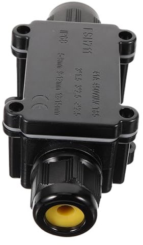 OSALADI Scatola Di Giunzione in Plastica Per Esterni Vie Scatola Elettrica Per Cavi Resistente Alle Intemperie Adatta Per Luci Stradali Led e Cartelloni Pubblicitari Led