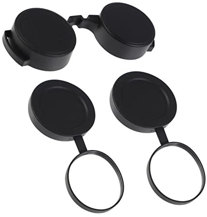 OSOLADY 3pcs Rubber Telescope Lens Caps and Eyepiece Covers Protective Replacement Accessories Compatible Binoculars and Monoculars for Outdoor Astronomy