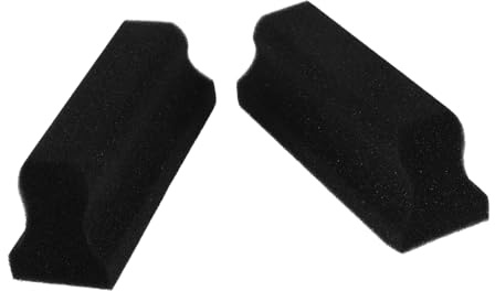 VALICLUD 2pcs Beard Stroke Brush Barber Salon Sponge Hair Brush Portable Cleaner for Sink Mats