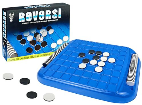 Portable Othello Game – Compact Travel Board, Magnetic Game Set, Folding Strategy Game | Portable Othello Set with Built-in Storage, Lightweight Reversi Game Board for Family Road Trips Holidays Picni