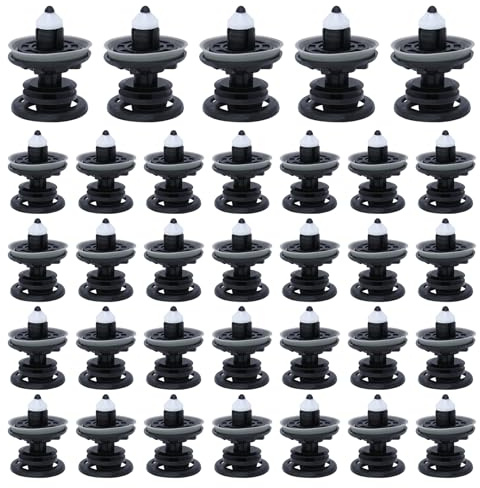 RUNYU 40 Stück Türverkleidung Befestigung Clips 7L6868243 Befestigungsclip | Kunststoff Klammern Türverkleidungs Clips Kompatibel mit Golf 5 6 7, VW T5 T6 Passat Polo Skoda Caddy, A1 A4 A5 A6