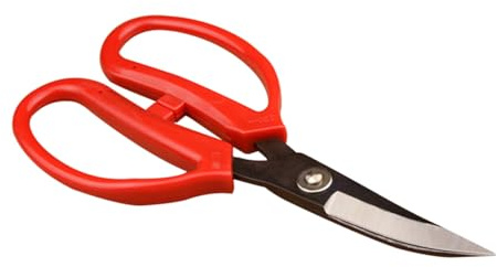 HEALSOPTHY 1pezzi Forbici Tenore Di Carbonio Utensili Da Cucito Per Tessuti Gomma e Altro Design Ergonomico Impugnatura in Plastica Abs Adatte Per Artigianato e Miglioramento Della Casa
