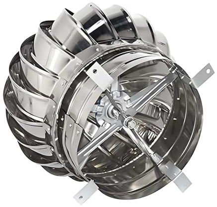 Cappuccio per Camino 304 Acciaio Inossidabile Cappa Antipioggia per Camino Tappo Di Sfiato per Tetto 110 200 250 300 400 mm per Stufe Caldaie E Camini Argento(19.7in/500mm)