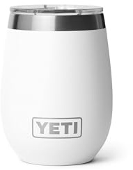 YETI Rambler 10 oz Wine Ceramic Lined Tumbler, White