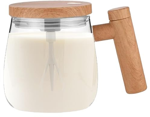 Mug mélangeur électrique – Mélangeur de lait 400 ml haute vitesse 400 ml – Tasse mélangeur de boisson auto-mélangeuse pour la maison, les voyages, l'école, l'appartement, le camping