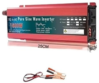 Power Inverter Convertitore Potenza Solare Da 12 V A 220 V Trasformatore Inverter A Onda Sinusoidale Pura 1000W 1600W 2000W 3000W 12V 24V 220V 110V(24V,110V 60HZ,1600W)