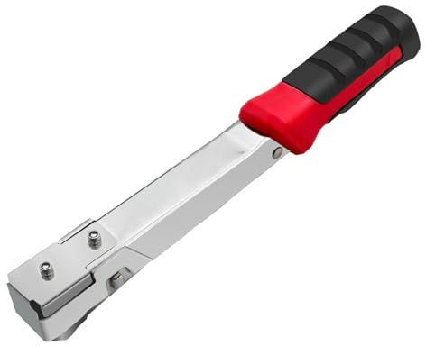 Yctze Handheld Hammer Tacker Stapler for Door Type Staples - Efficient Manual Stapler for C Entry, Furniture, and Interior Decoration