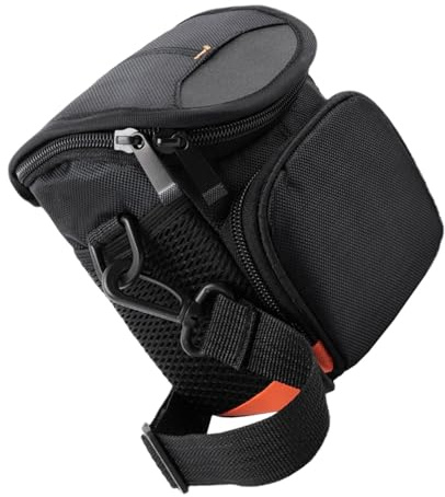 FUOYLOO Custodia Imbottita per Fotocamera Compatta Supporto Ammortizzante e Tracolla Staccabile per Fotografia all'Aperto e Trasporto Quotidiano