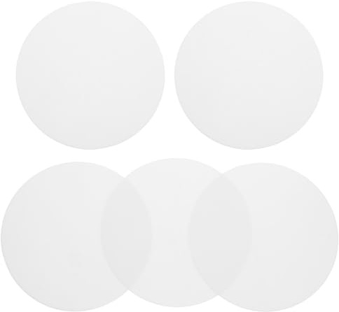 OSOLADY 5 diffusori antiabbagliamento per paralumi - Pannelli diffusori rotondi in acrilico da 7,5 cm/2,95 - Ammorbidiscono la luce intensa per faretti LED da incasso a soffitto e accessori fai