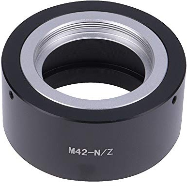 Hersmay M42-NIKKOR Z-Objektivadapter kompatibel mit M42-Objektiv für Nikon Z-Mount Z5 Z6 Z7 Z50 spiegelloses Kameragehäuse