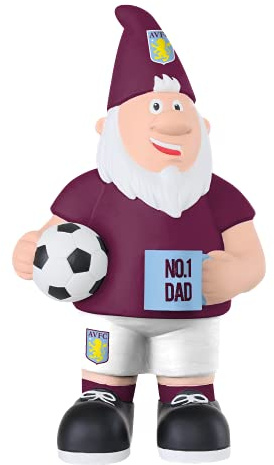 FOCO Premier League Aston Villa Number 1 Dad 25cm Garden Patio Ornament Gnome