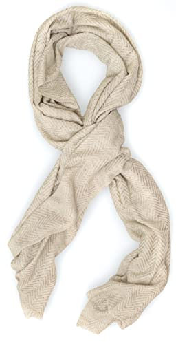 yanopurna Unisex-Kaschmirschal – Handgewebte Stola Aus 100% Kaschmirwolle – Warmer Wickelschal, Halstuch, Kopfwickel-Kaschmirschal Für Damen Und Herren – Hergestellt In Nepal