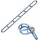 Caravan Awning Ladders (Pack of 30) Extra Strong High Storm/High Wind Awning Tension Straps - Rubber Flexible Strong