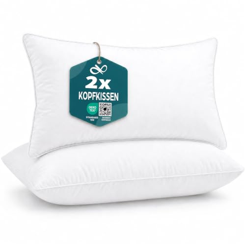 Cuscini per Divano 30x50 Imbottitura Cuscini 2 pezzi Interno Decorativi Quadrati Morbidi con Federe in Microfibra Bianca Anallergici Antiacaro Arredo Casa Salotto Letto Lavabili