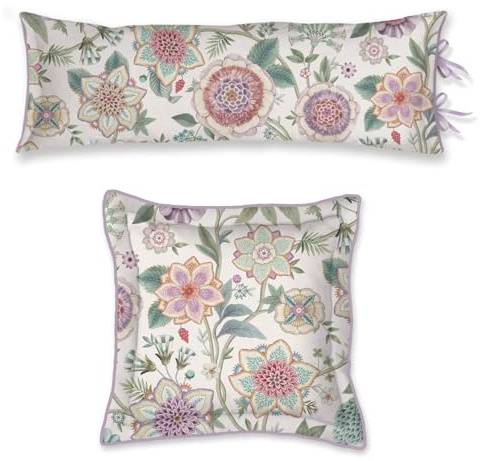 Pip Studio [W0725] Viva Las Flores Long Cushion White 30x90, 1 Zierkissen