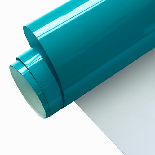 FORBELL - Pellicola per plotter tessile, 30,5 cm × 3 m, pellicola di trasferimento tessile (verde acqua)