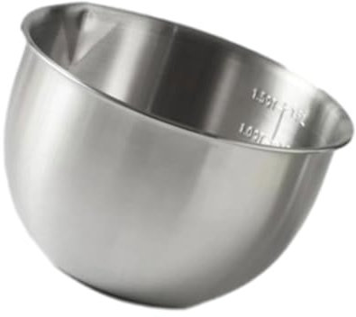 Sharplace Stainless Steel Mixing Bowl Serving Bowl Kitchen Utensils Cooking Bowl Prep Bowls for Breading Cakes Food Storage Soup Baking, 4.5L