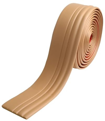 Flexible Baseboard Molding Trim, 98/125MM×5/10M White Self-Adhesive Vinyl Wall Base Cove Base, Flexible Caulk and Trim Strips for Floor Wall Base Cove and More