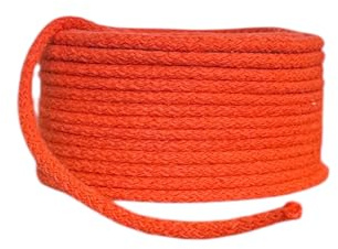 Baumwollkordel 5mm Kordel aus Baumwolle in 26 Farben (1612 - orange, 5 Meter)