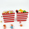 Vsosfiza 12 Piezas de Bolsas de Palomitas de Caramelo contenedor Caja de Palomitas de maíz Bolsas de Fiesta para la Barra de Caramelo y Palomitas de Sal Palos (Rojo)