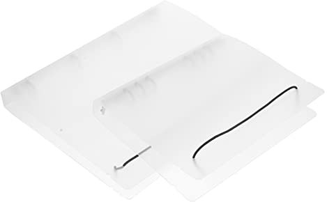 SHINEOFI 2pcs Binder Cover Notebook Shell Binder Reusable Folder Cover Notebook Shells for Ring Use