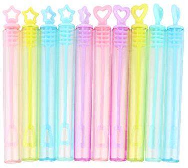 ifundom 30stücke Teiliges Leere Mini Seifenblasenstäbe in Herz Pentagrammform Tragbare Mini Bubble Wand Behälter Ohne Seifenlauge Wiederbefüllbare Flaschen Für Hochzeit Geburtstag Und Part