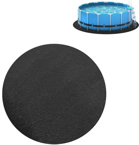 Generisch Pool Unterlage Outdoor, Poolunterlage Rund 457, Bodenschutzmatte für Aufstellpools, wasserdichte Pool Bodenplane