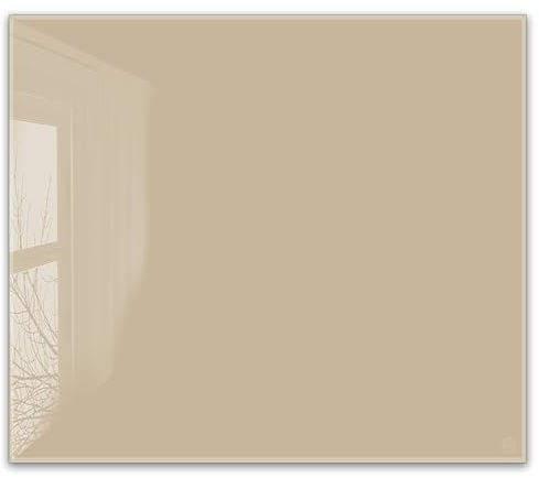 ®timalo Herdabdeckplatte einteilig | 60 x 52 cm Beige, Dunkelbeige | einfarbig uni | 4mm ESG-Glas Ceranfeldabdeckung, Glasplatte, Schneidebrett, Abdeckplatte, Herd, Induktion