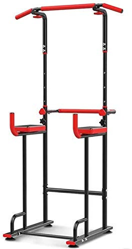 Power Tower, Langhantelständer, Home Gym Fitness Squat Rack, Pull Up Dip Station Dip Bars Multi Gym Power Rack Multifunktionaler Push Up Freistehender