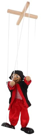 JUMPLAWN Piraten Marionette und Stoff Kinder Bauchrednerpuppe mit Fadenschnur Robustes Puppenspielzeug für Kindergeburtstag und Bühnenaufführungen