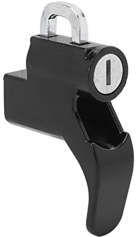 AOWINHIT Cerradura de Gancho de Seguridad para Casco de Motocicleta, Candado Colgante Antirrobo de Aleación de Aluminio para Motos y Scooters