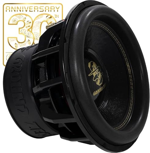 Ground Zero GZW 12-30A 30th Anniversary SPL Subwoofer - 30 cm (12) - 1500 W RMS, bobina oscillante da 3, tripla calamita a sollevamento lungo, cestino in alluminio, edizione limitata